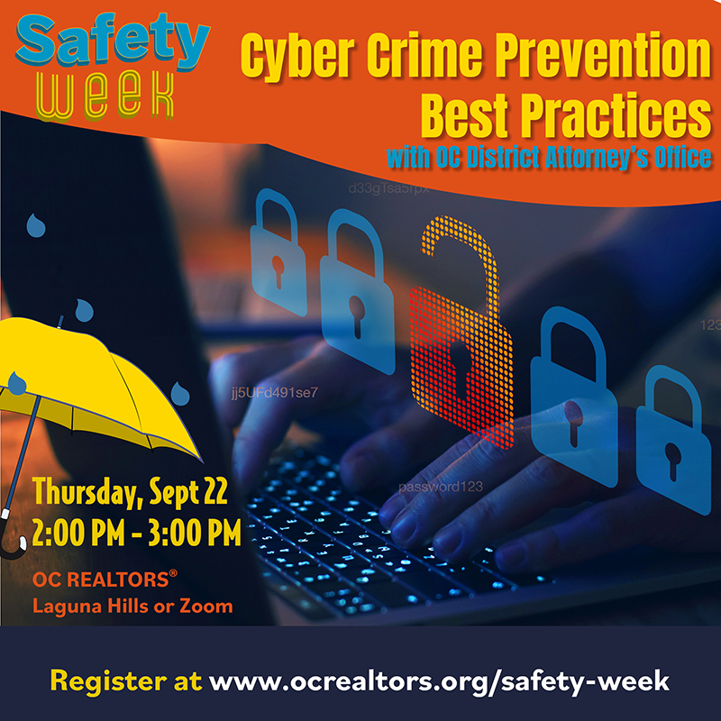 Cyber Crime Prevention Best Practices with OC District Attorney's Office