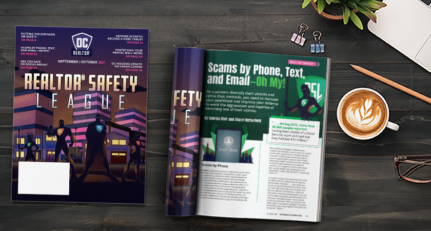September October Cover of Magazine - Realtor Safety Leage