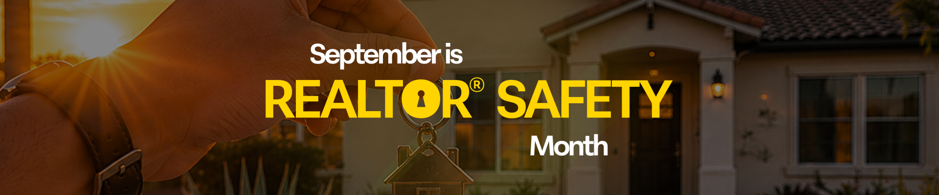 Realtor Safety Month Webpage Banner