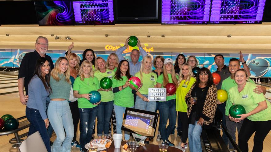 Larger group of bowlers