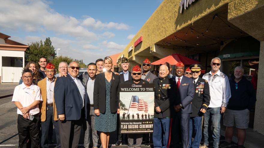 Veterans Day Flag Raising Ceremony