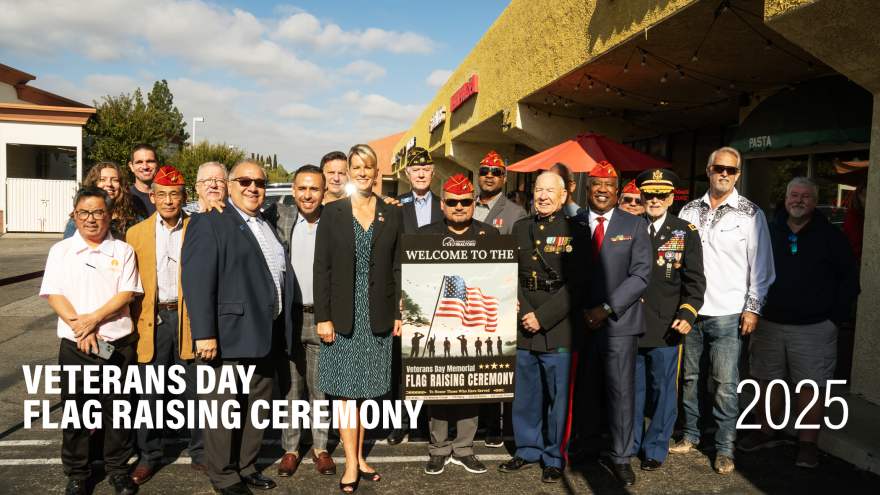 Veterans Day Flag Raising Ceremony