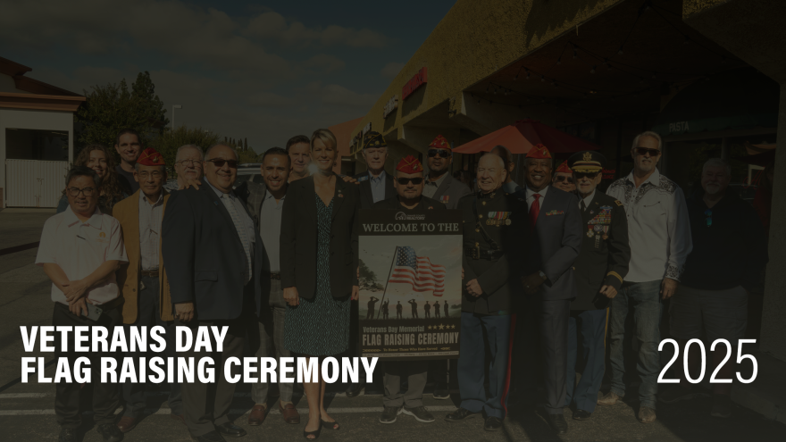 Veterans Day Flag Raising Ceremony