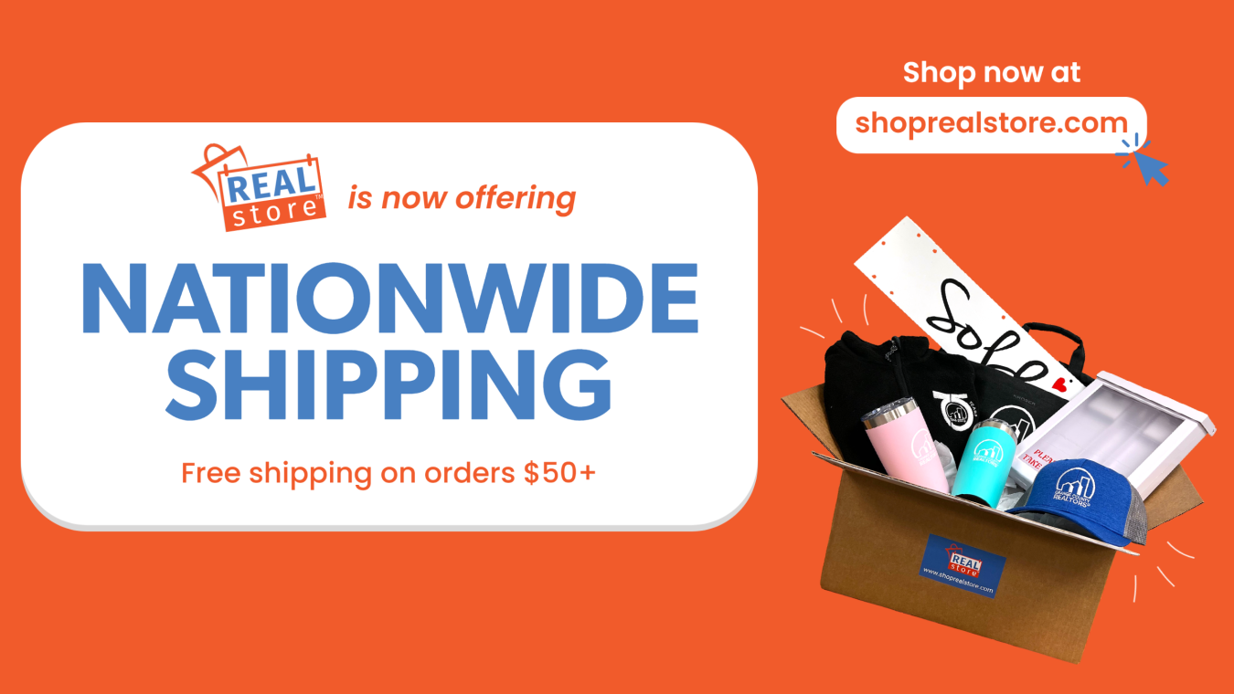 REALSTORE is now offering nation-wide shipping! Free shipping on orders $50+. Shop now at shoprealstore.com