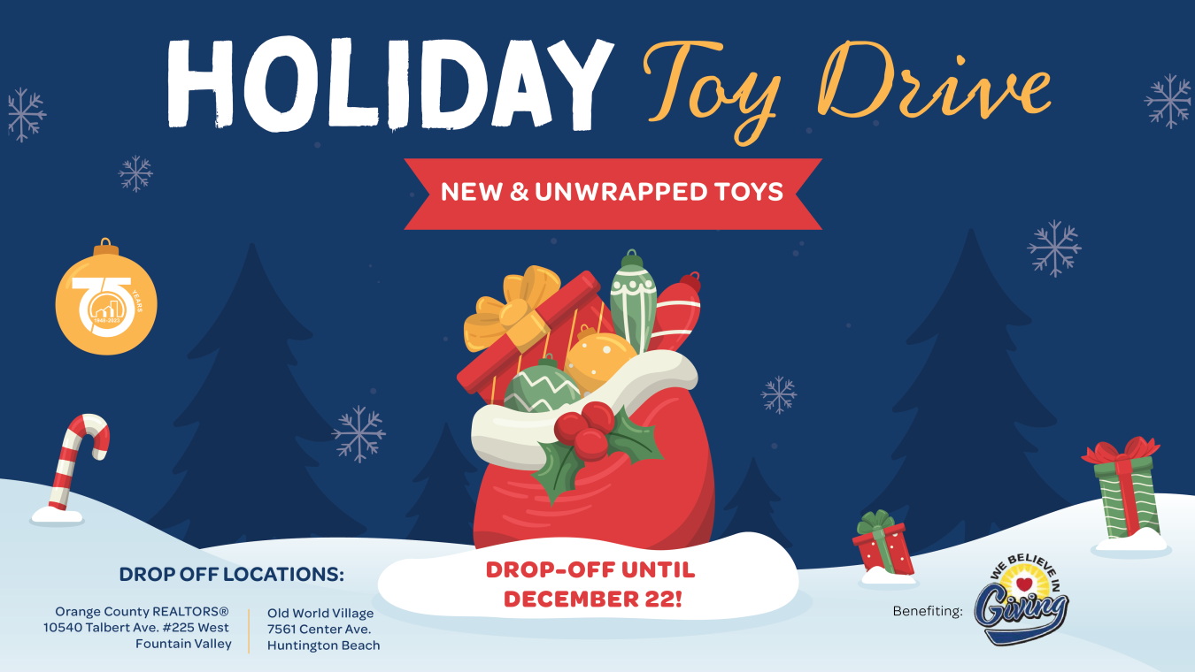 Holiday Toy Drive! Drop off at either of our offices until December 22nd!