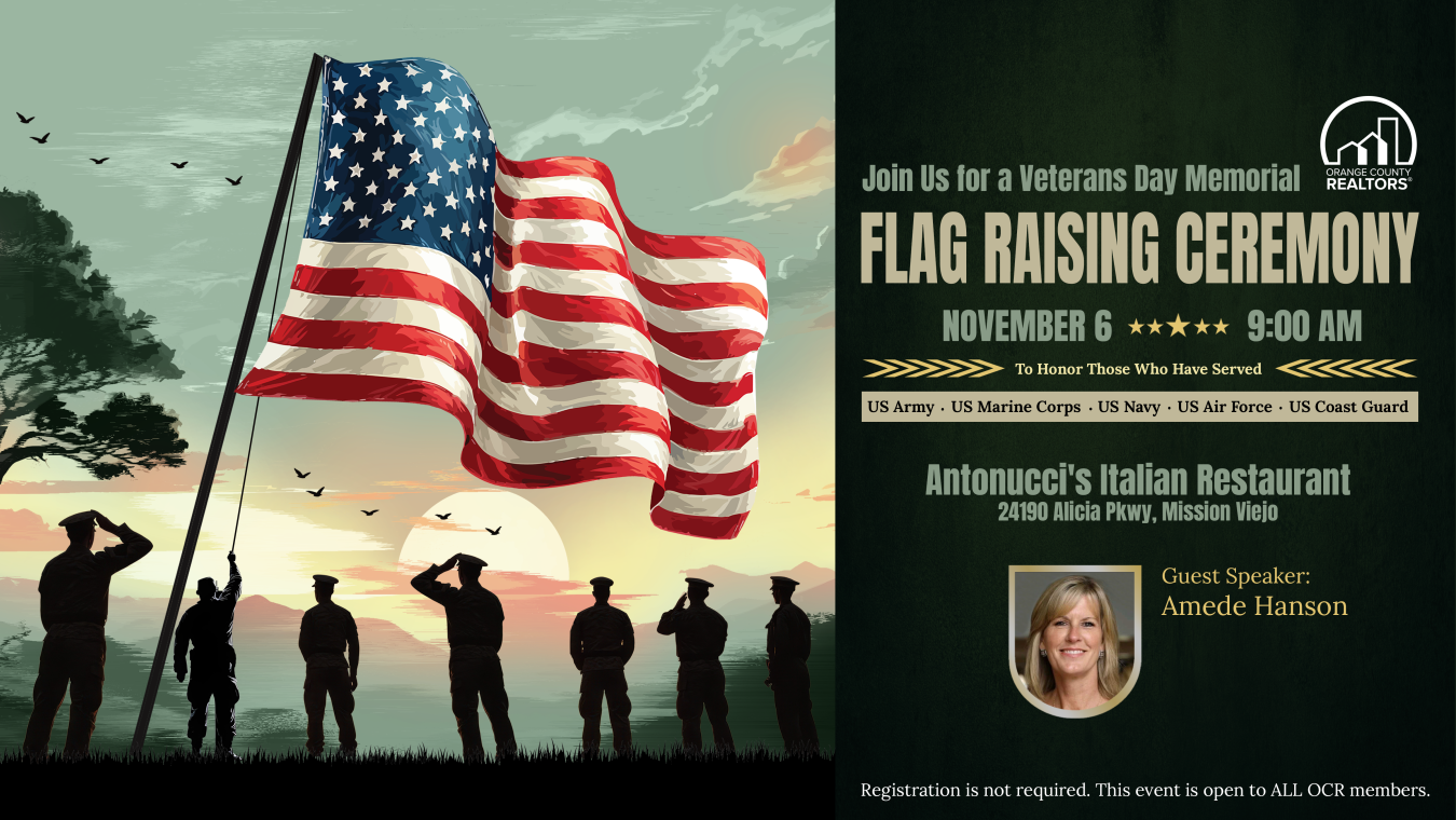 Flag Raising Ceremony Flyer