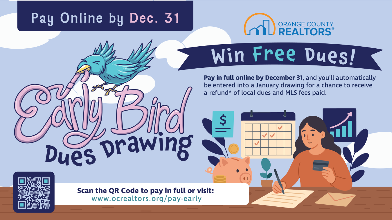 Early Bird Dues Drawing Win Free Dues