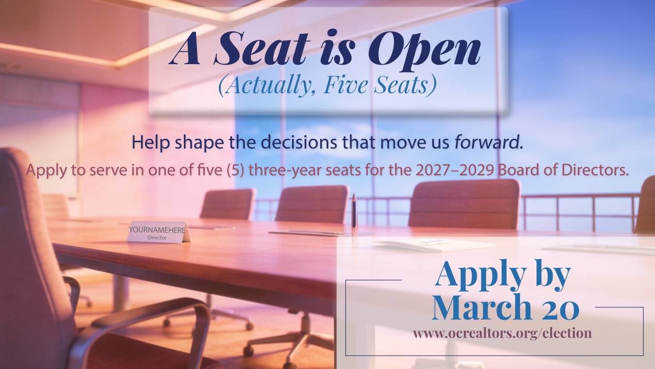 Apply for the 2027-2029 Board of Directors by March 20