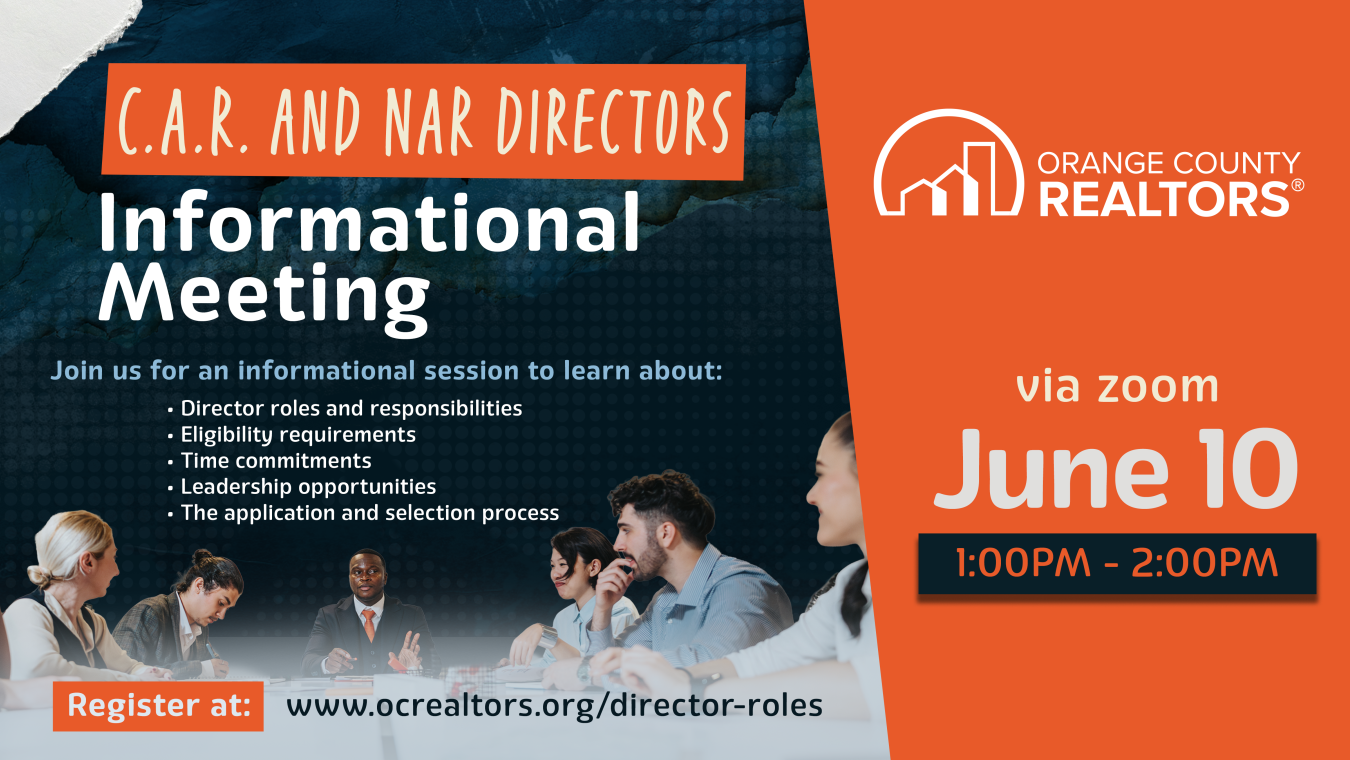 CAR & NAR Directors Informational Meeting