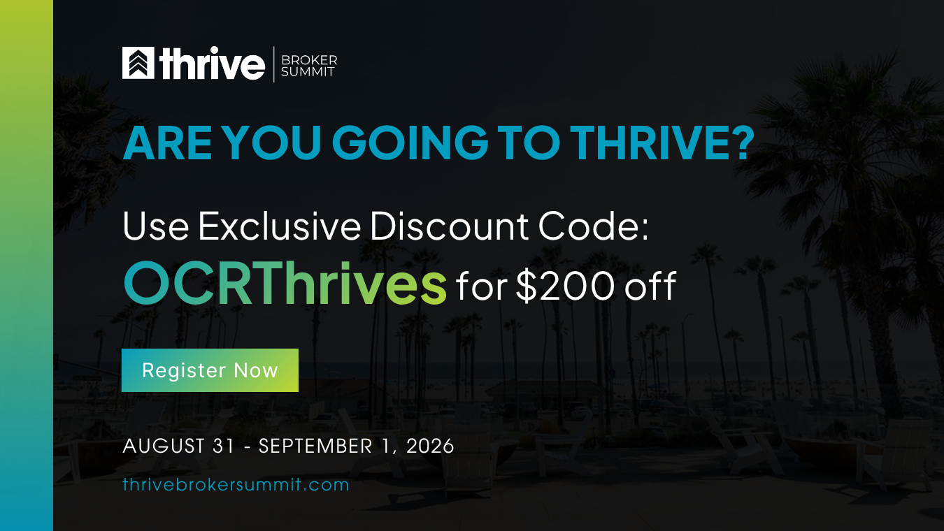 Are you going to Thrive? OCRThrive discount code for $200 off