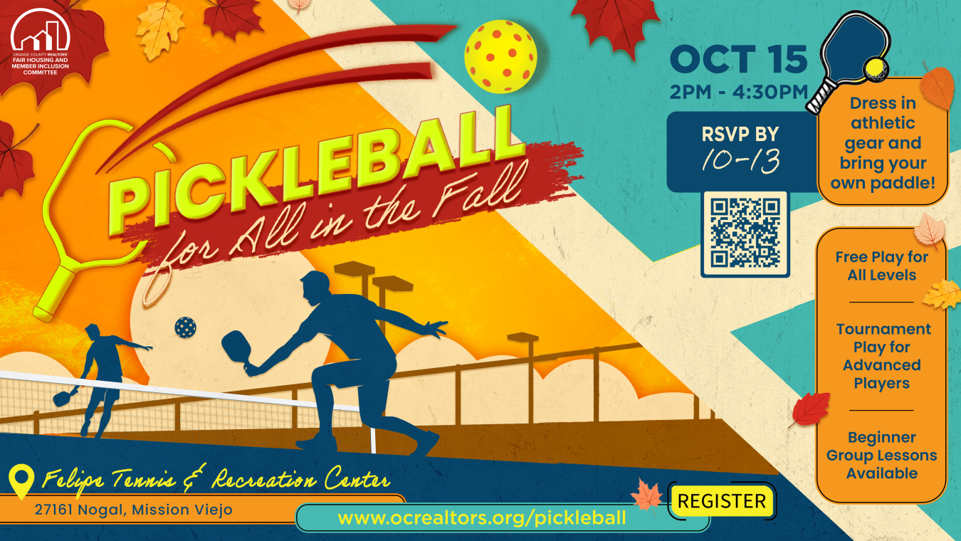 Pickleball for All in the Fall. Register to play. 